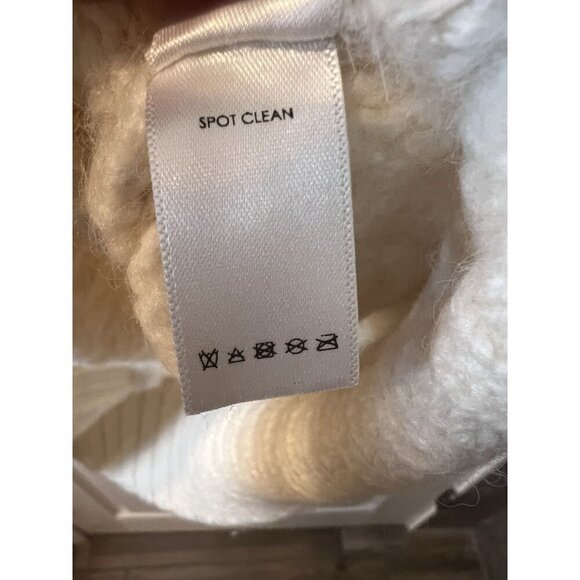 Unsubscribed Women’s Chunky Cardigan Small Gray Oversized Hand Knit Peru NWT - Picture 5 of 10